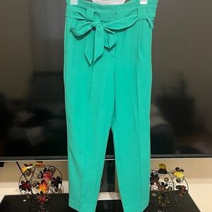 Express Vibrant Green Cropped Pants